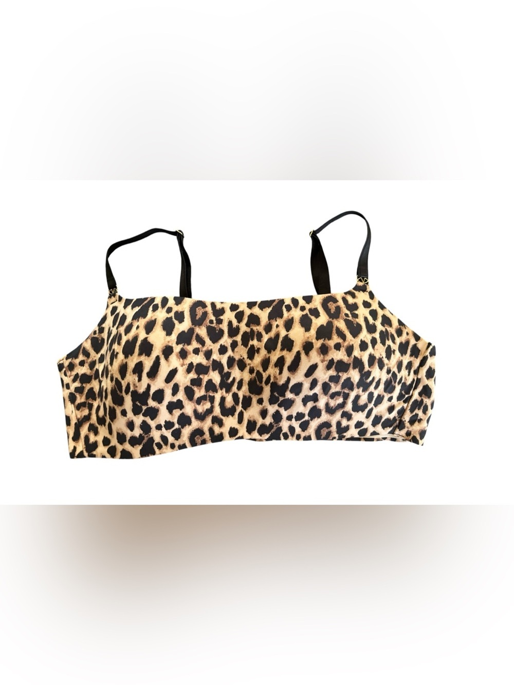 Victoria’s Secret Freedom Cloud Bra Sz XL In Leopard Print No Wire Soft Padded